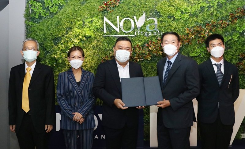 NV เซ็นสัญญาจ้างผู้รับเหมางานก่อสร้างหลัก โครงการ NOVA ORGANIC WAREHOUSE & OFFICE มูลค่า 181 ลบ.